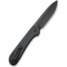 Складной нож CIVIVI ELEMENTUM Button Lock Blackwash сталь 14C28N, рукоять Black G10 C2103A